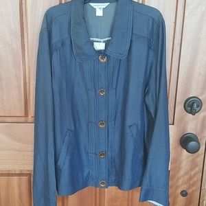 NWT Christopher and Banks jacket like top